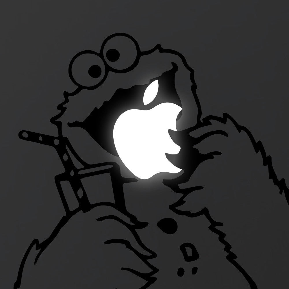 Cookie Monster Macbook Decal