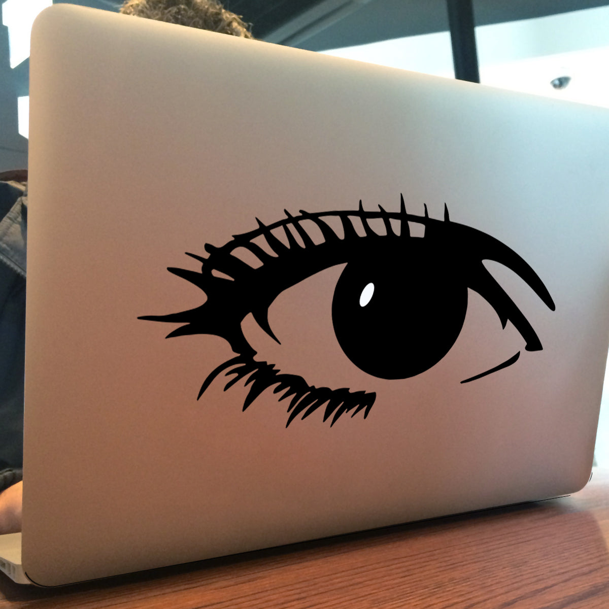 Eye Eyelashes Macbook Decal
