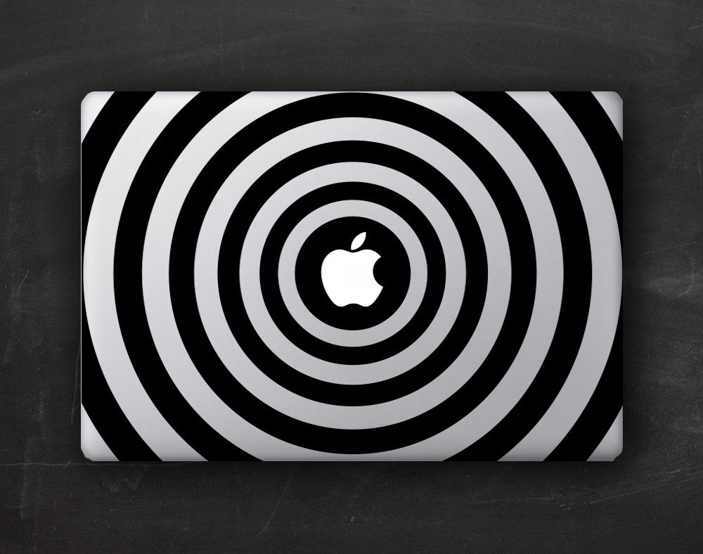 Tunnel illusion Macbook Decal