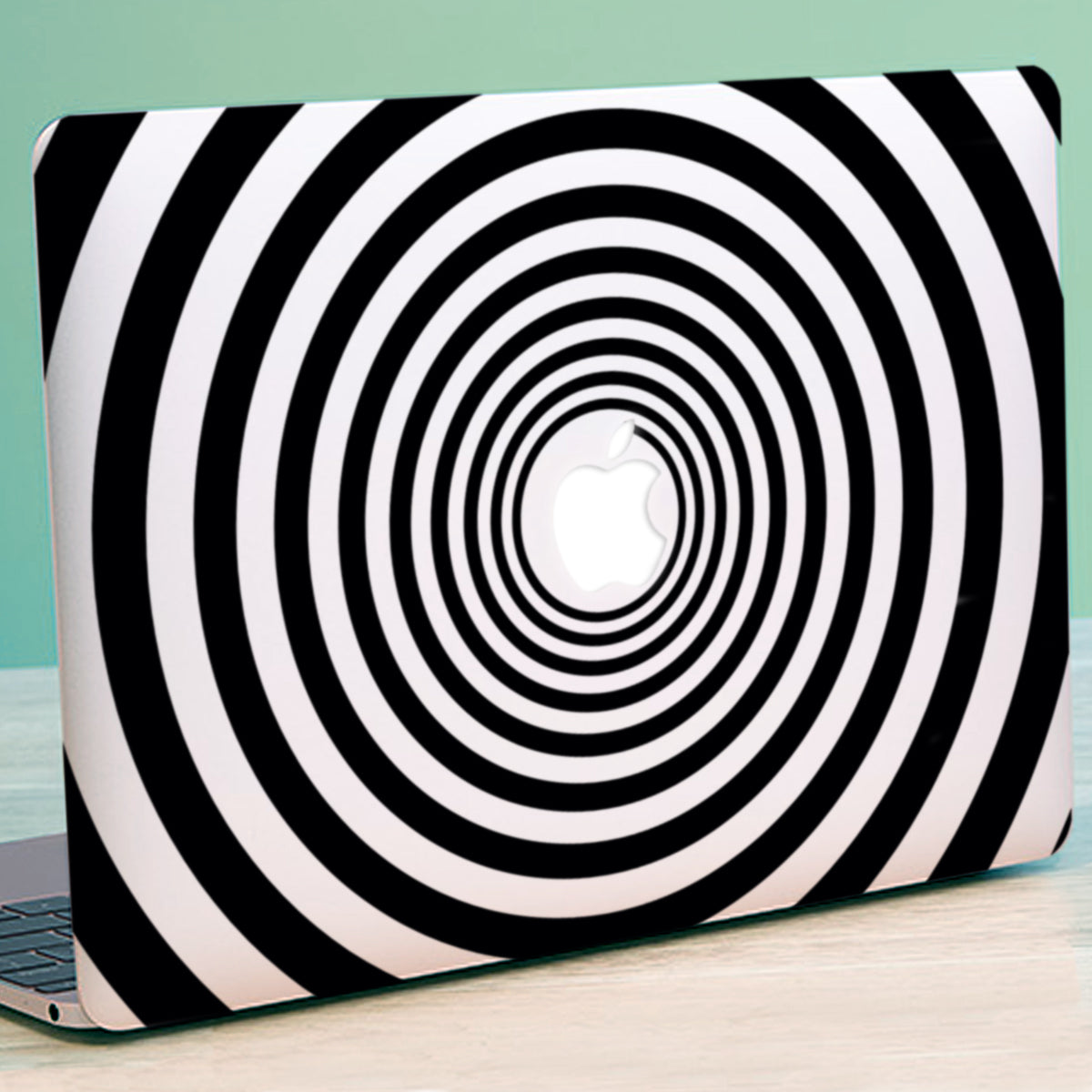 Spiral illusion Macbook Decal