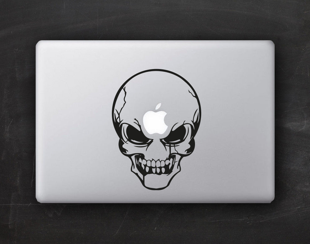 Skull Macbook Decal