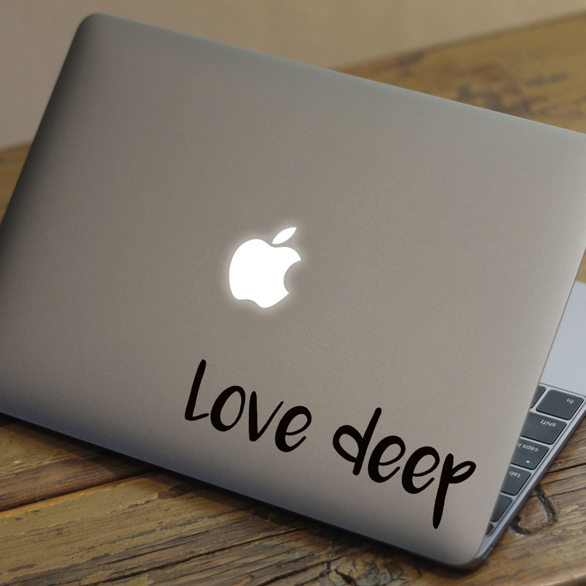 Love Deep Macbook Decal