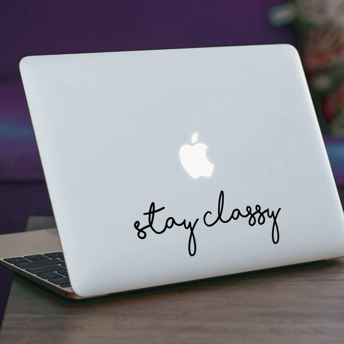 Stay Classy Macbook Decal (Type 2)