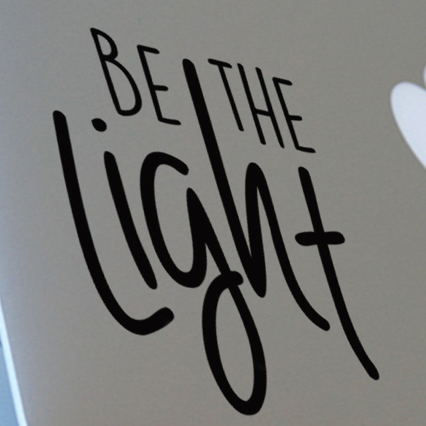 Be the Light Macbook Decal