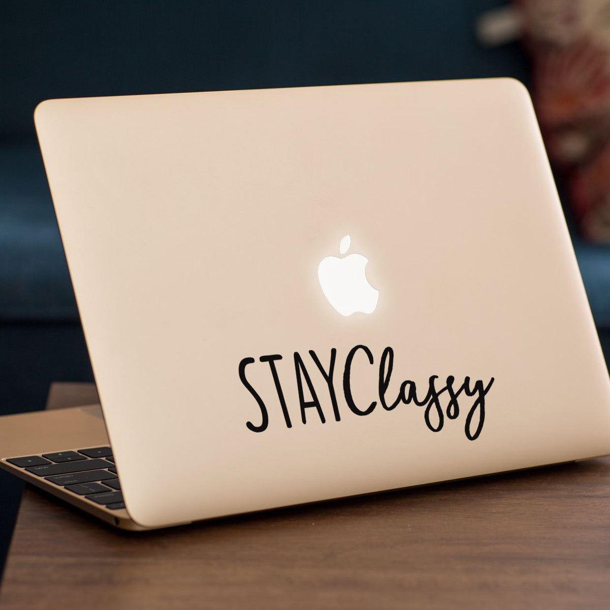 Stay Classy Macbook Decal