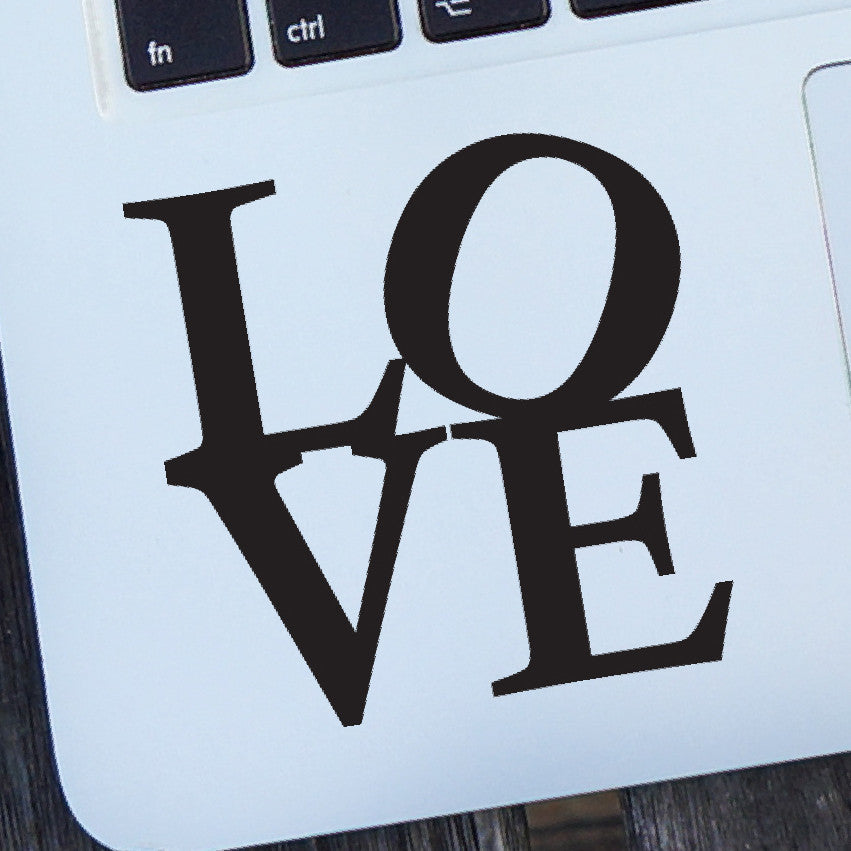 LOVE Macbook Decal