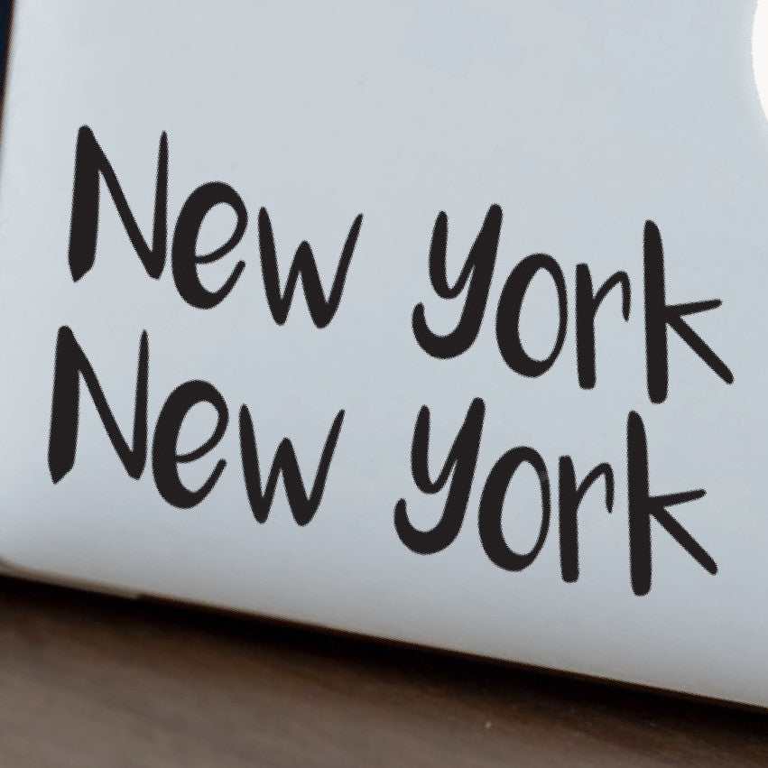 New York New York Macbook Decal