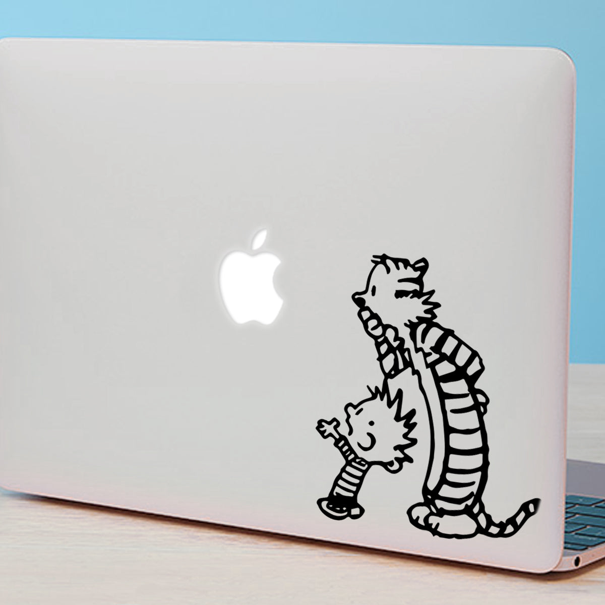 Calvin and Hobbes Macbook Decal