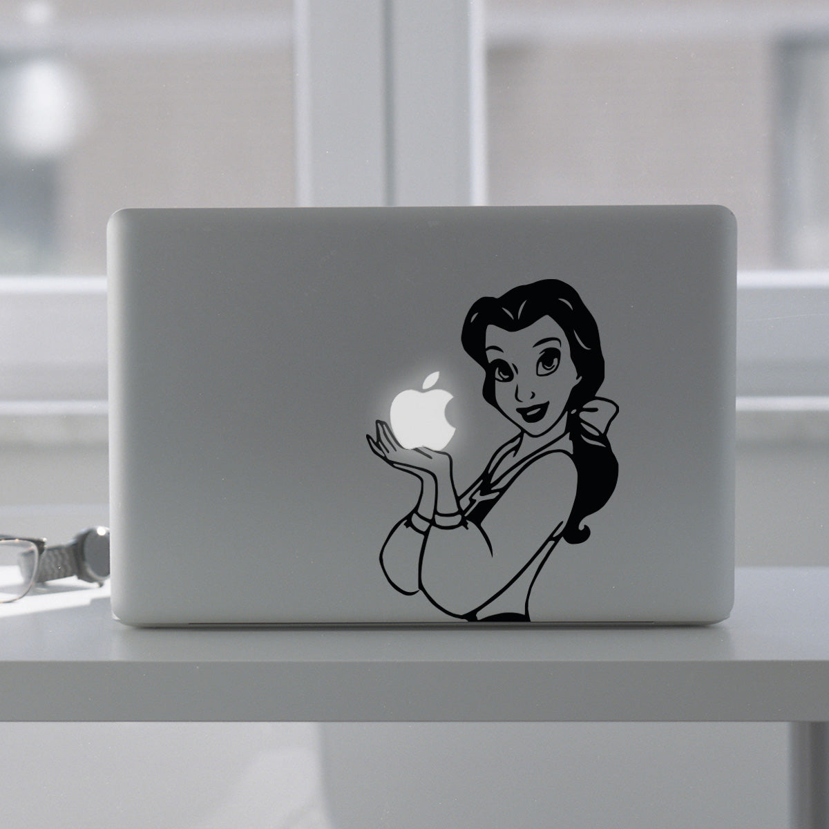 Beauty and the Beast Belle MacBook Decal