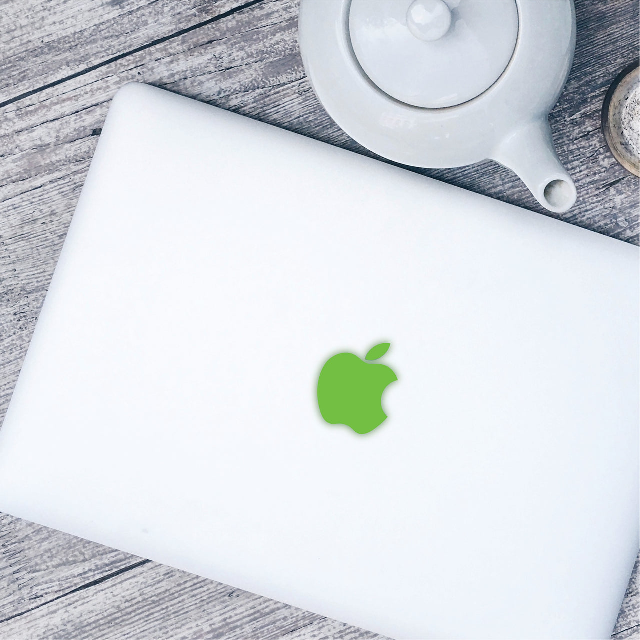 Coloured Apple Logo Macbook Decal