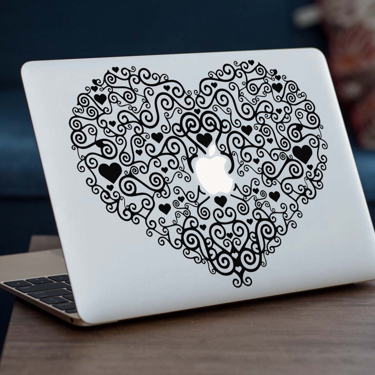 Funky Heart MacBook Decal
