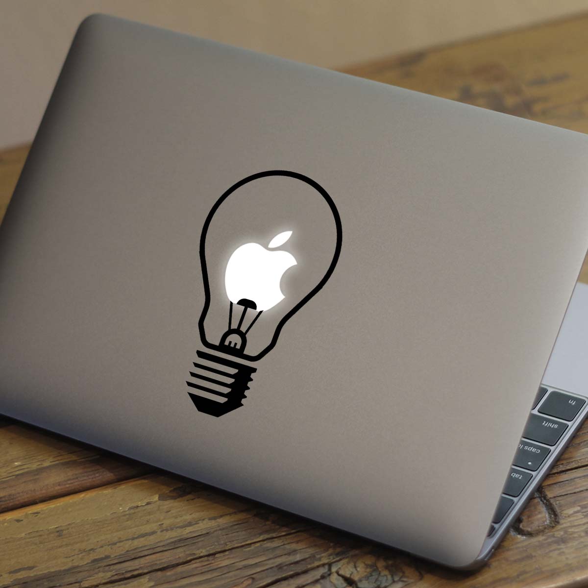 LightBulb Macbook Decal