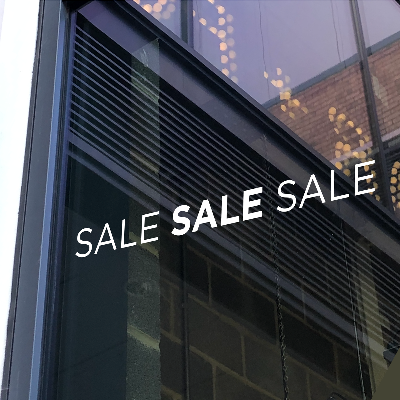 SALE Window - Business Shop Decal