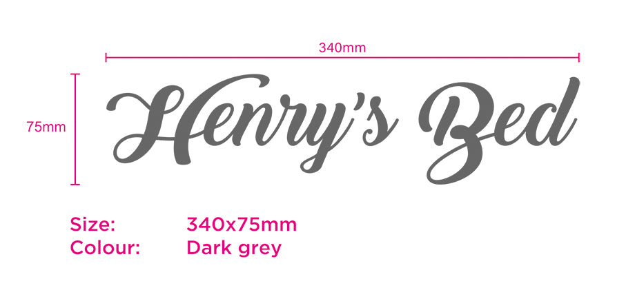Custom 'Henry' decals