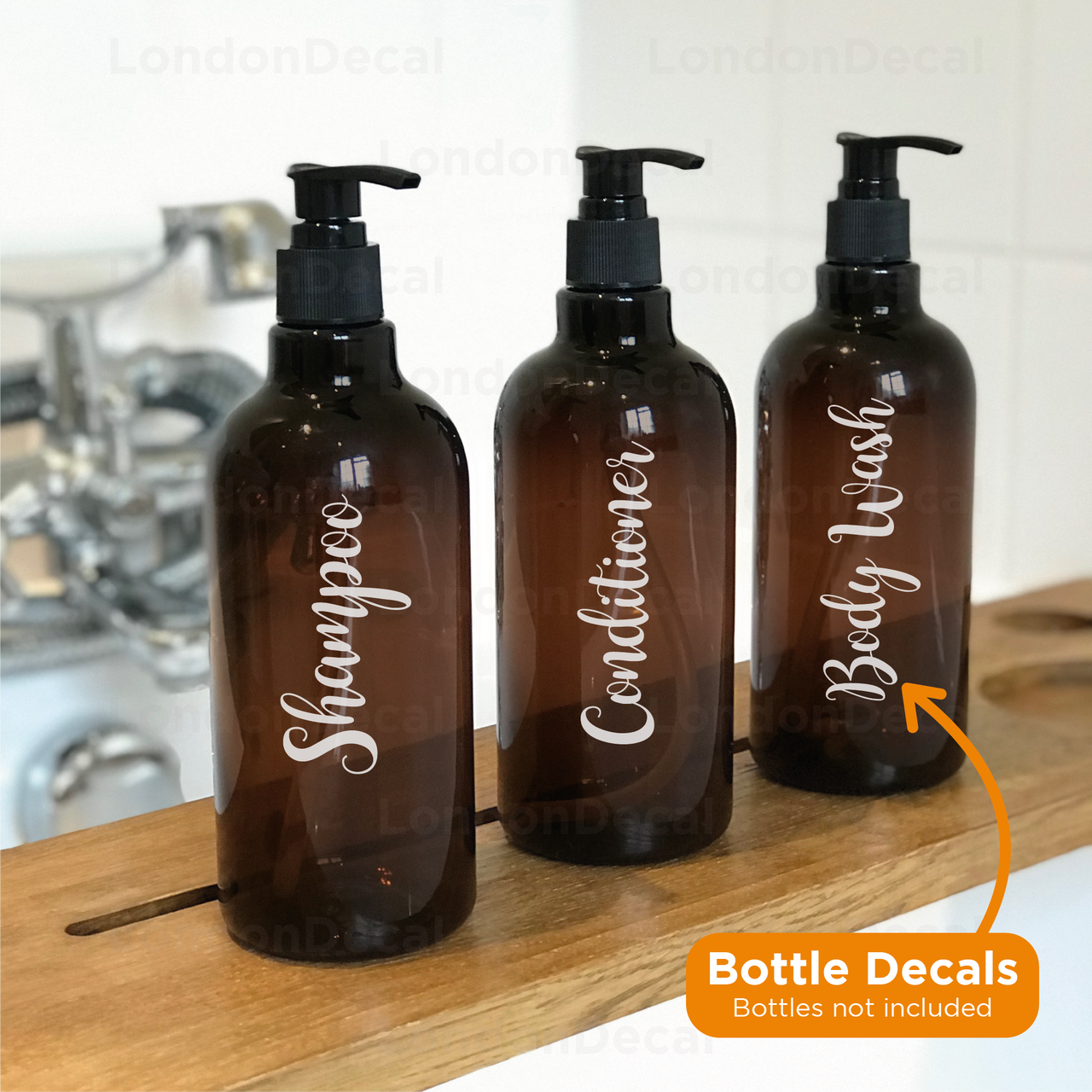 Custom - 'Any Word' Bottle Decal (Type 3)