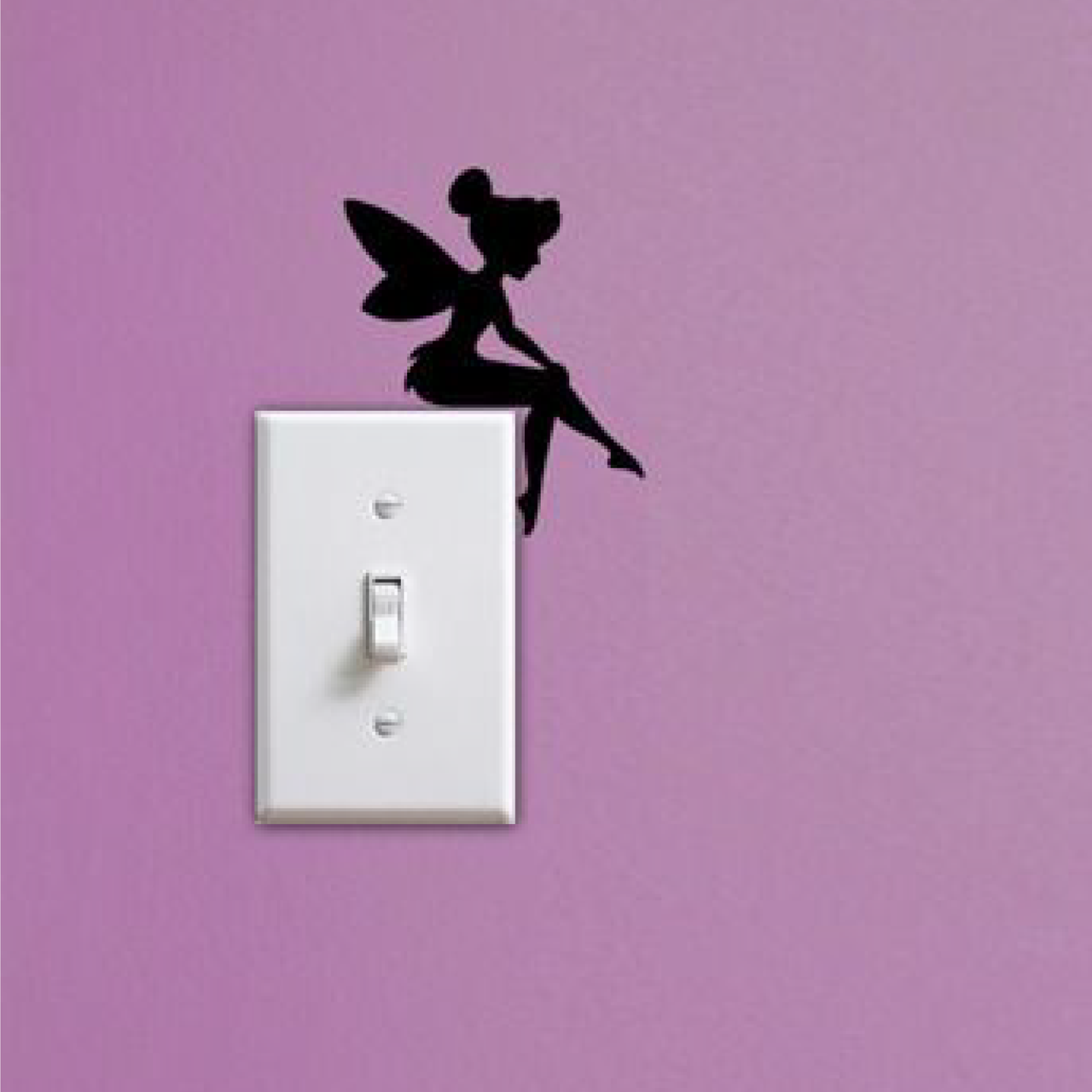 Tinkerbell Light Switch Wall Decal