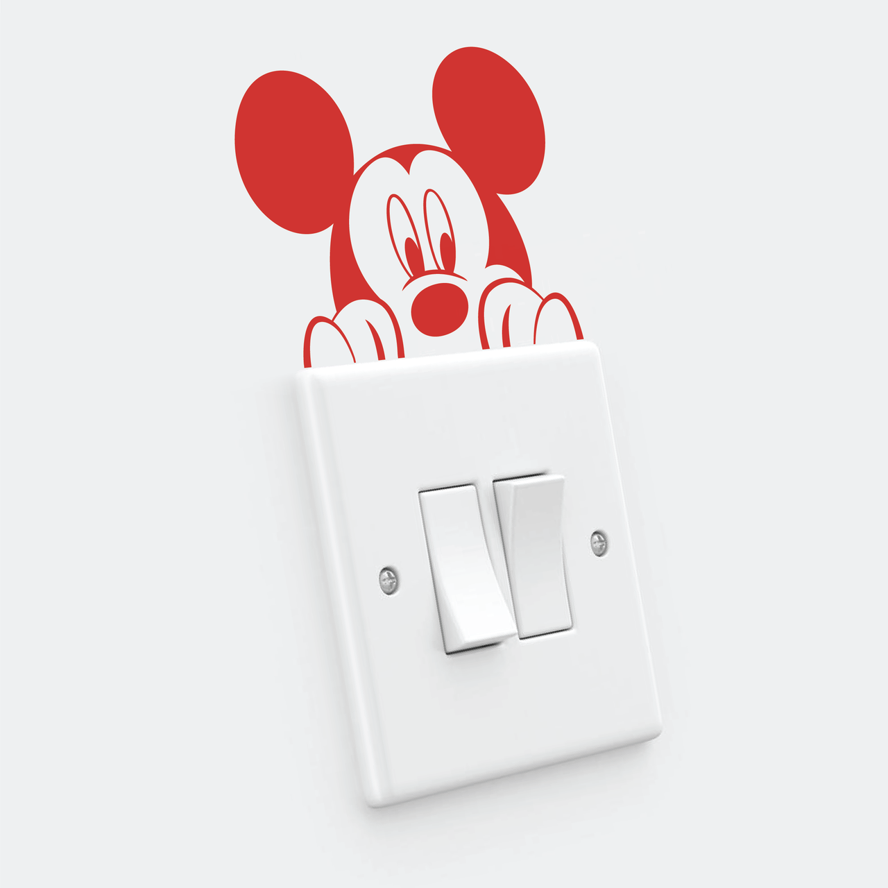 Mickey Mouse Light Switch Wall Decal