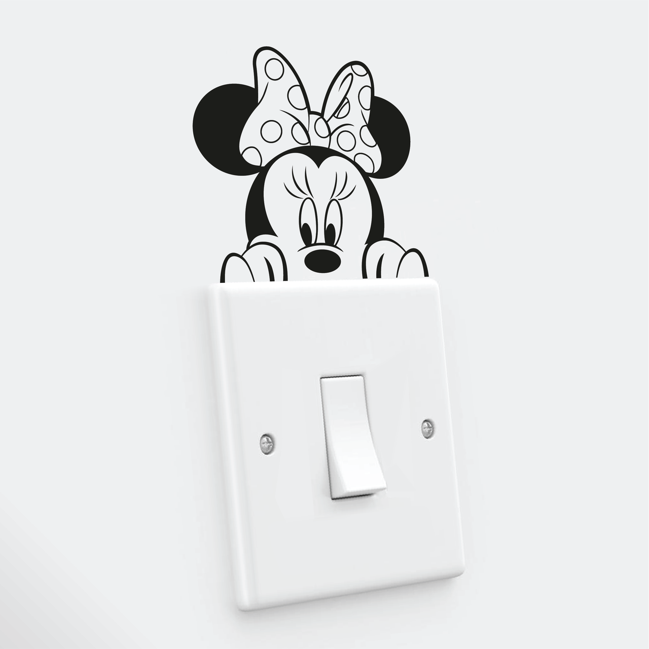 Minnie Mouse Light Switch Wall Decal