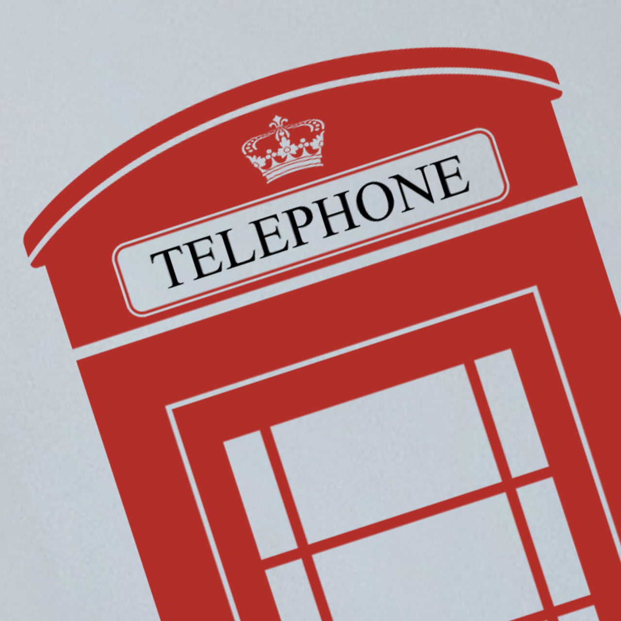 London Phone Box Wall Decal