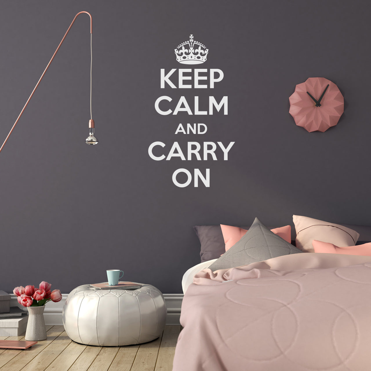 Keep Calm and Carry On Wall Decal