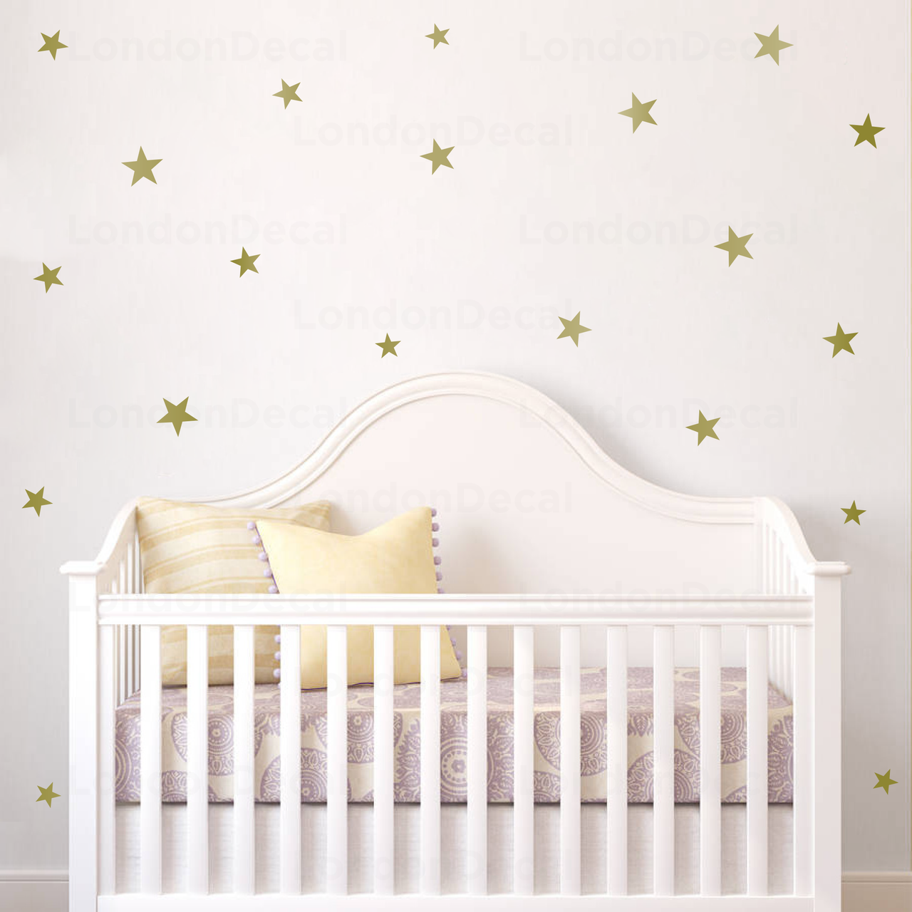 Gold Stars Wall Decal