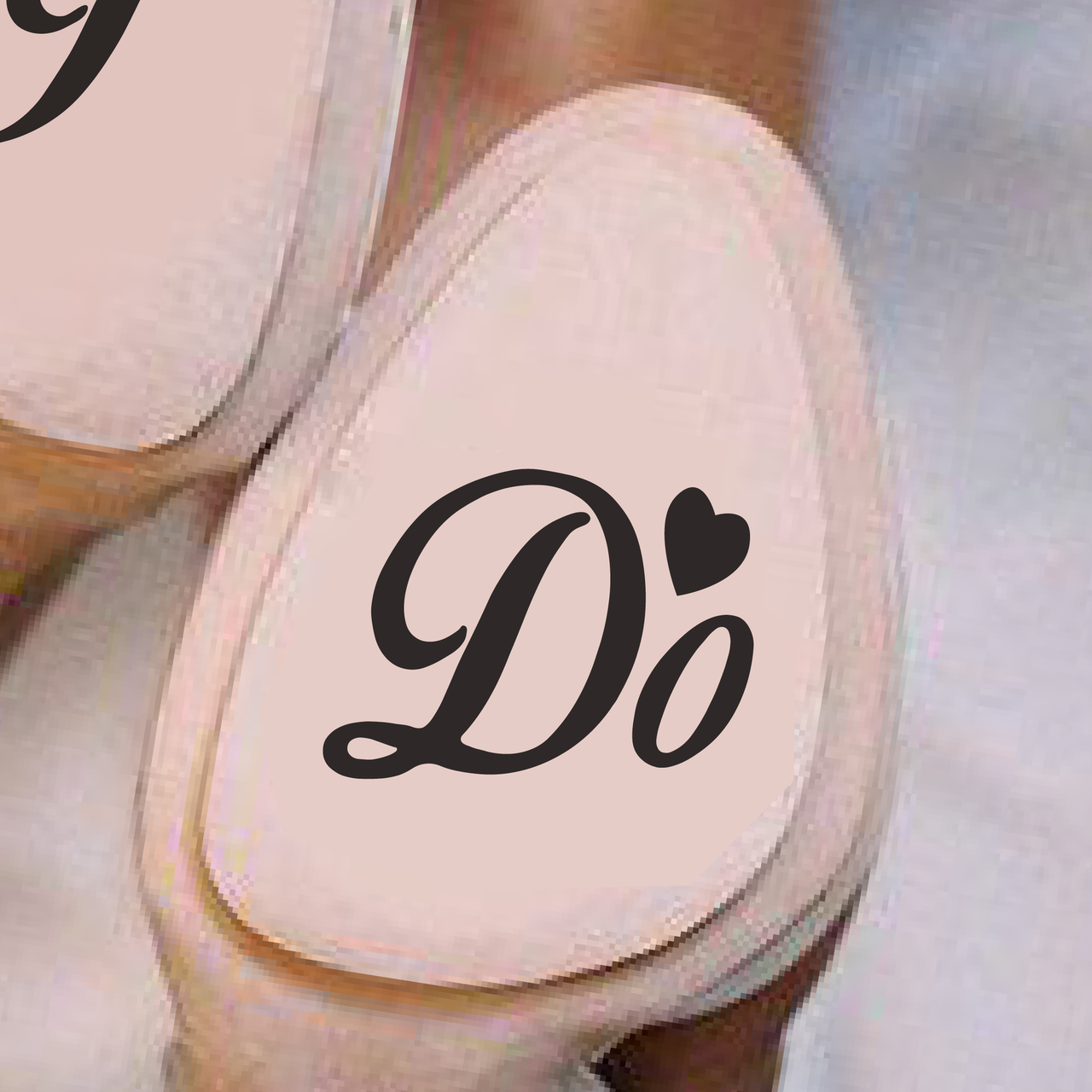 I Do - Wedding Shoe Decals