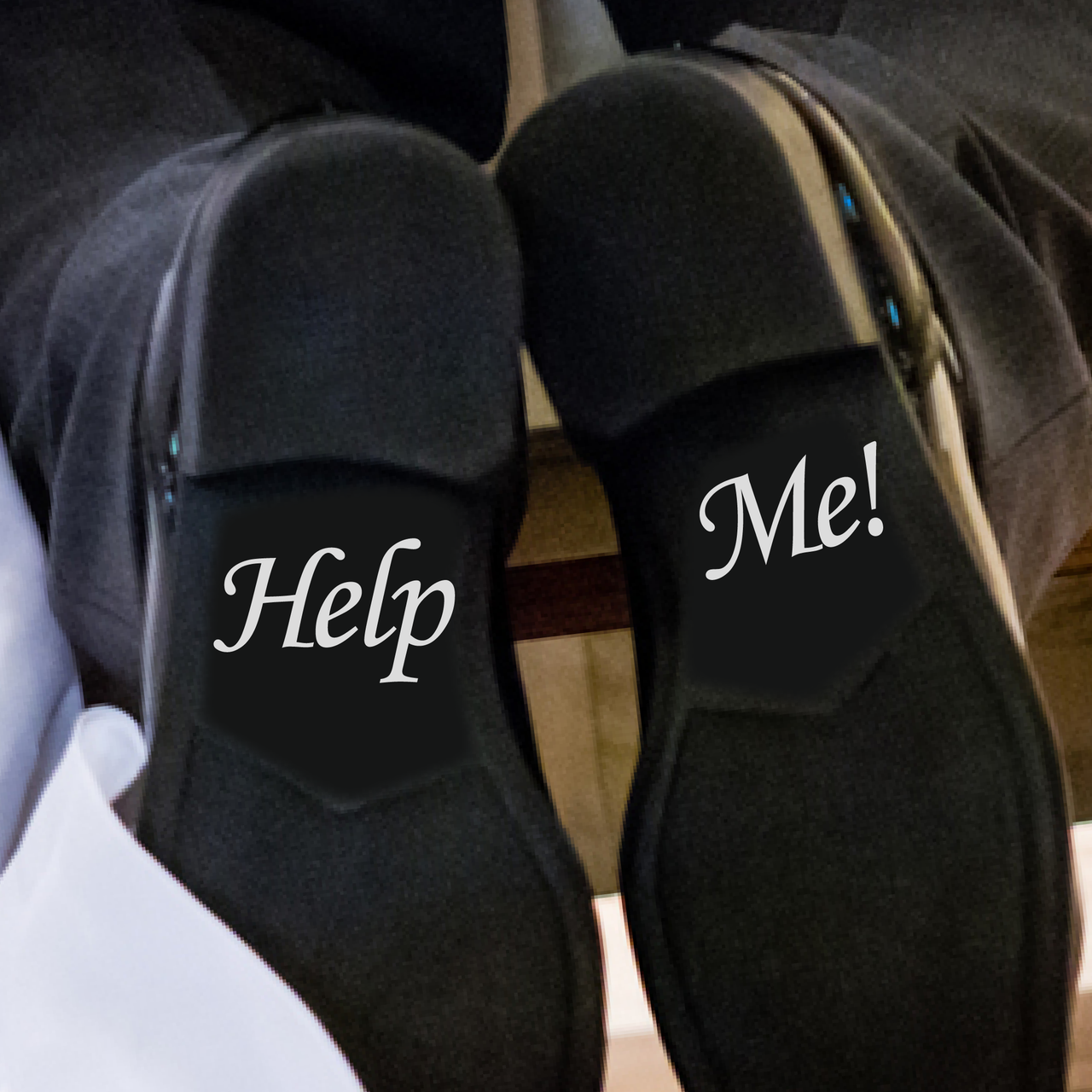 Help Me! Wedding Shoe Decals